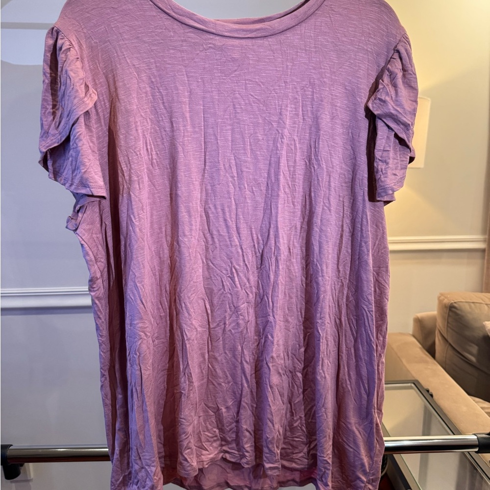 LuLaRoe Lavender Short Sleeve Top